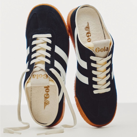 Gola Shoes - NWT Sold Out Gola Women’s Black and White Slide On Sneakers